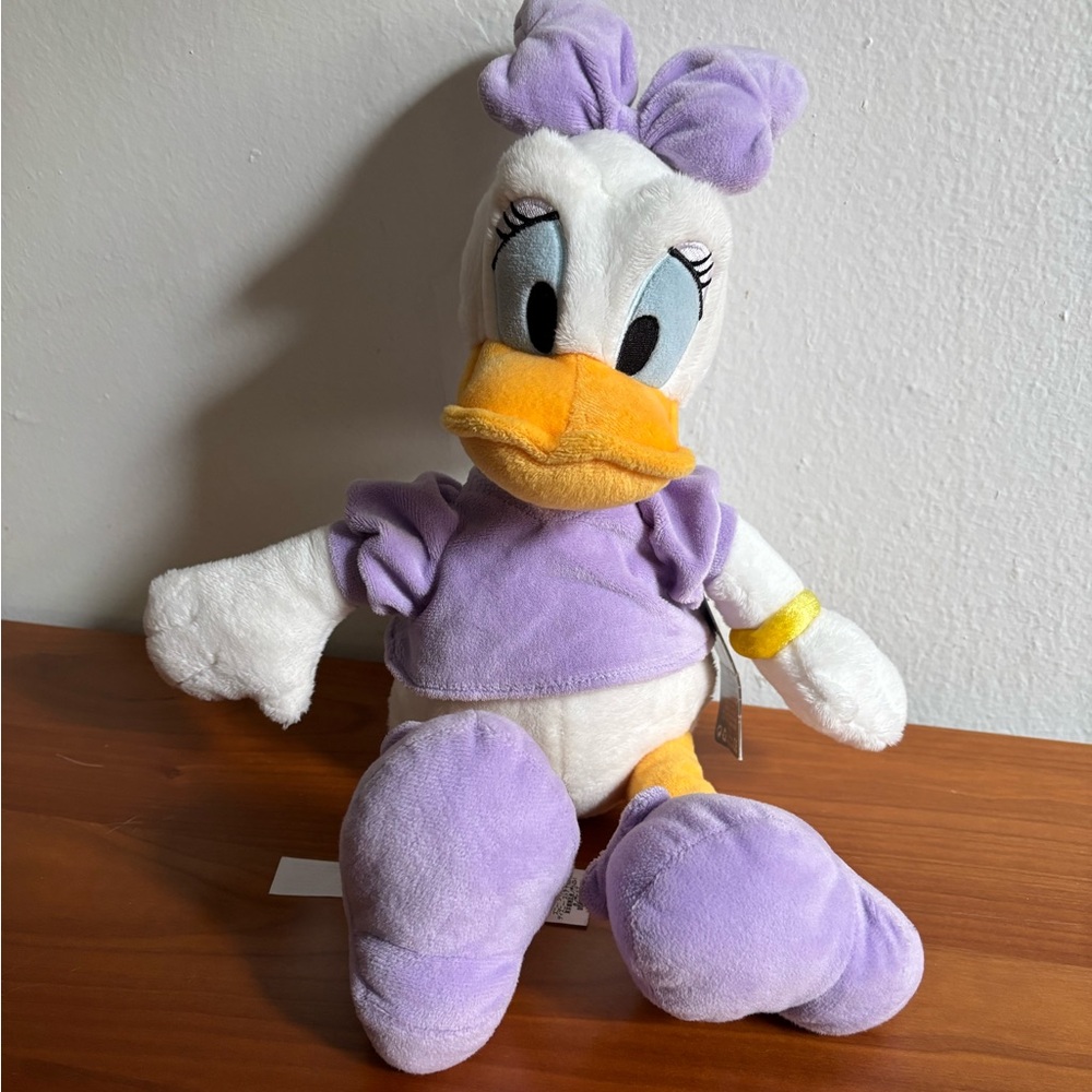 Disney Daisy Duck Plush - Lavender and White